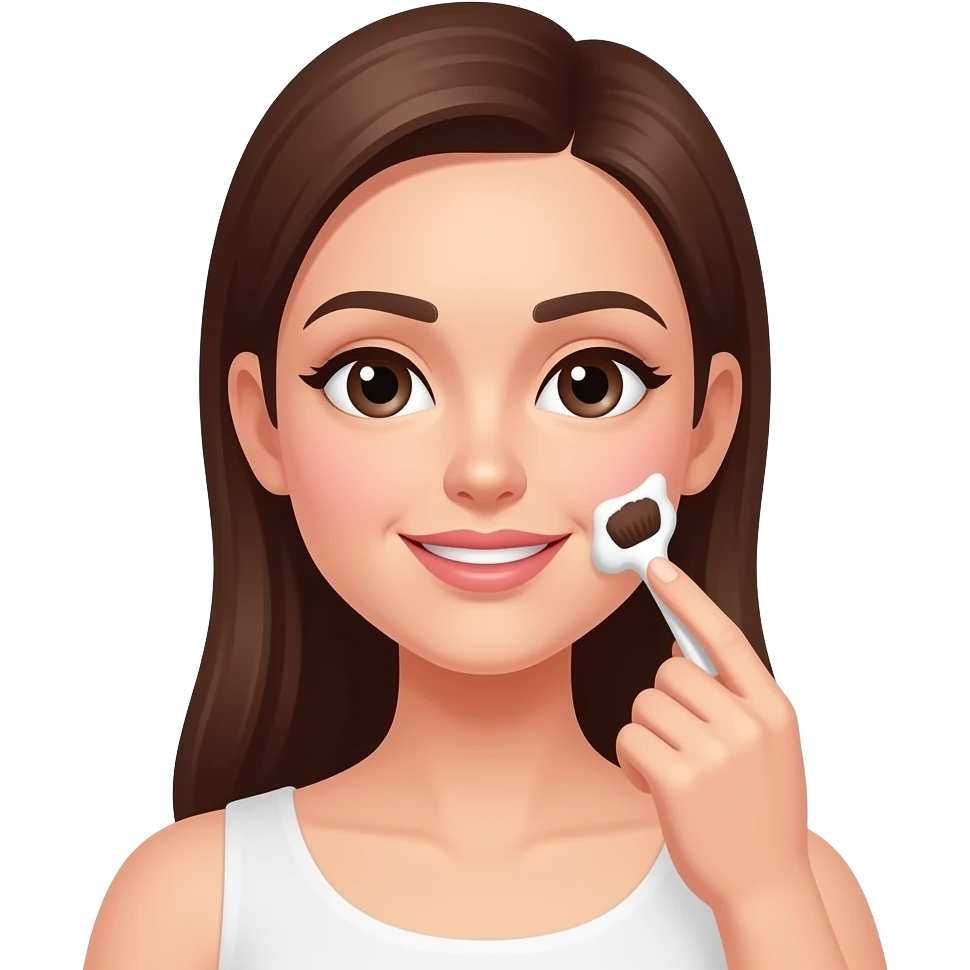woman shaving face emoji
