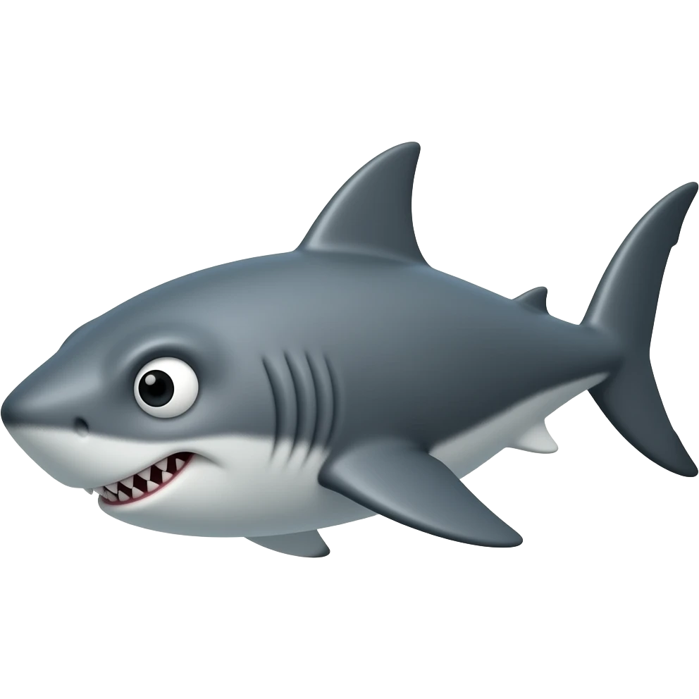 Rabid shark emoji