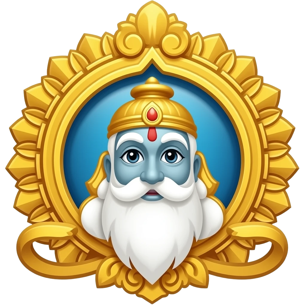 Create a logo of tirupati balaji emoji