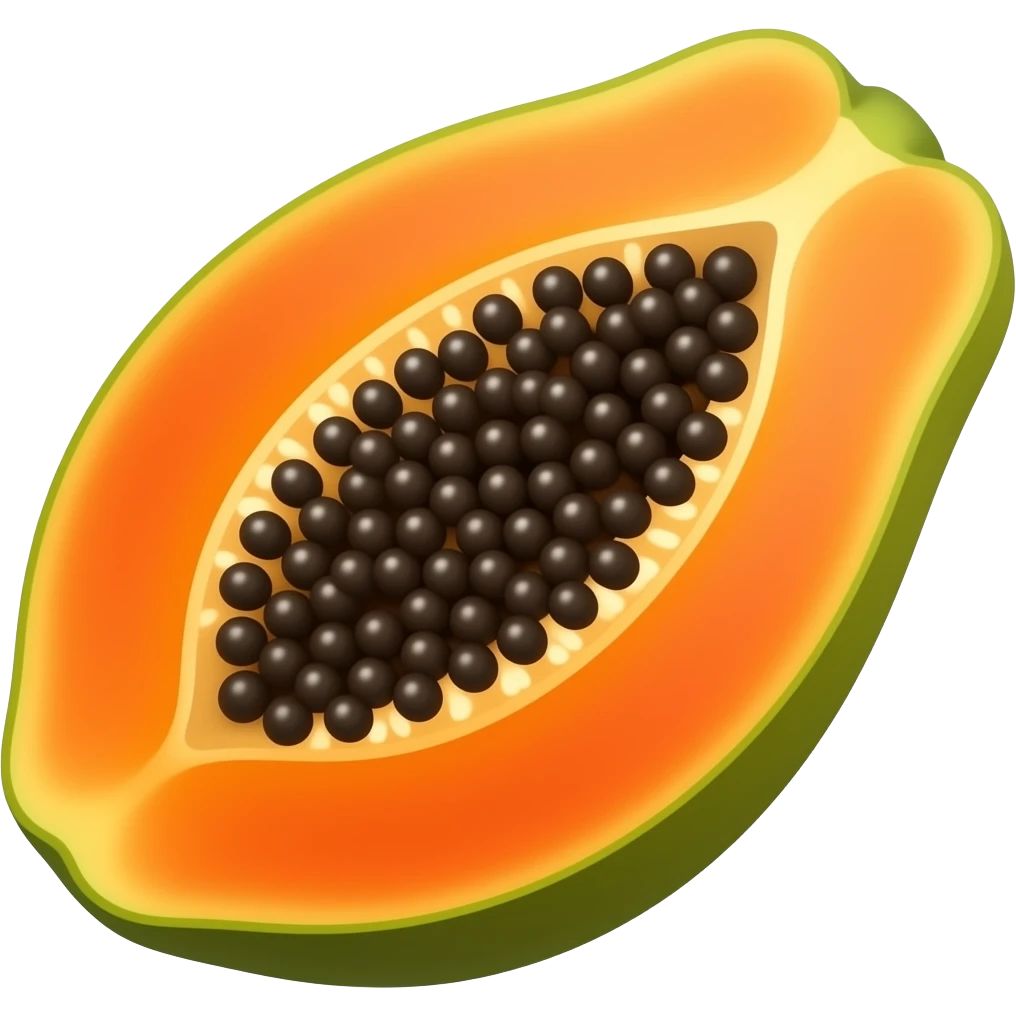 Emojii for use on WhatsApp of papaya emoji