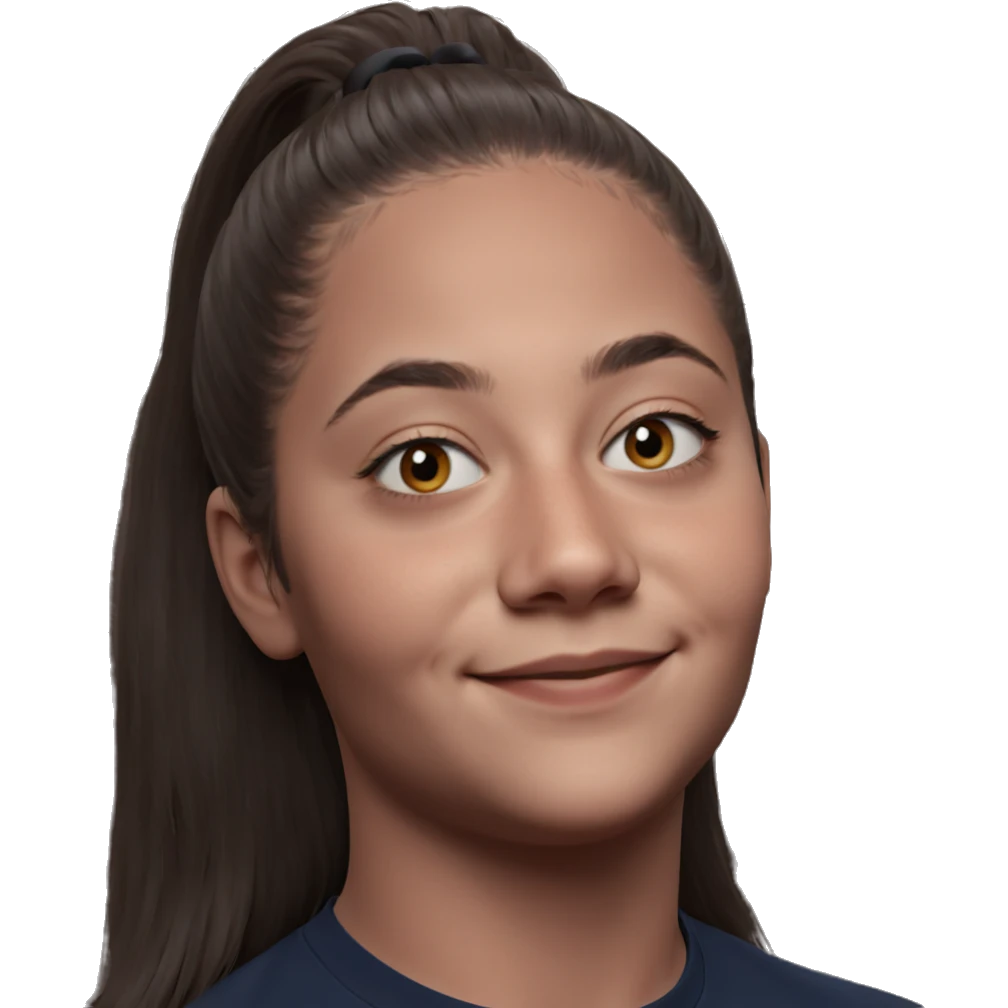 smiling boy with long hair emoji