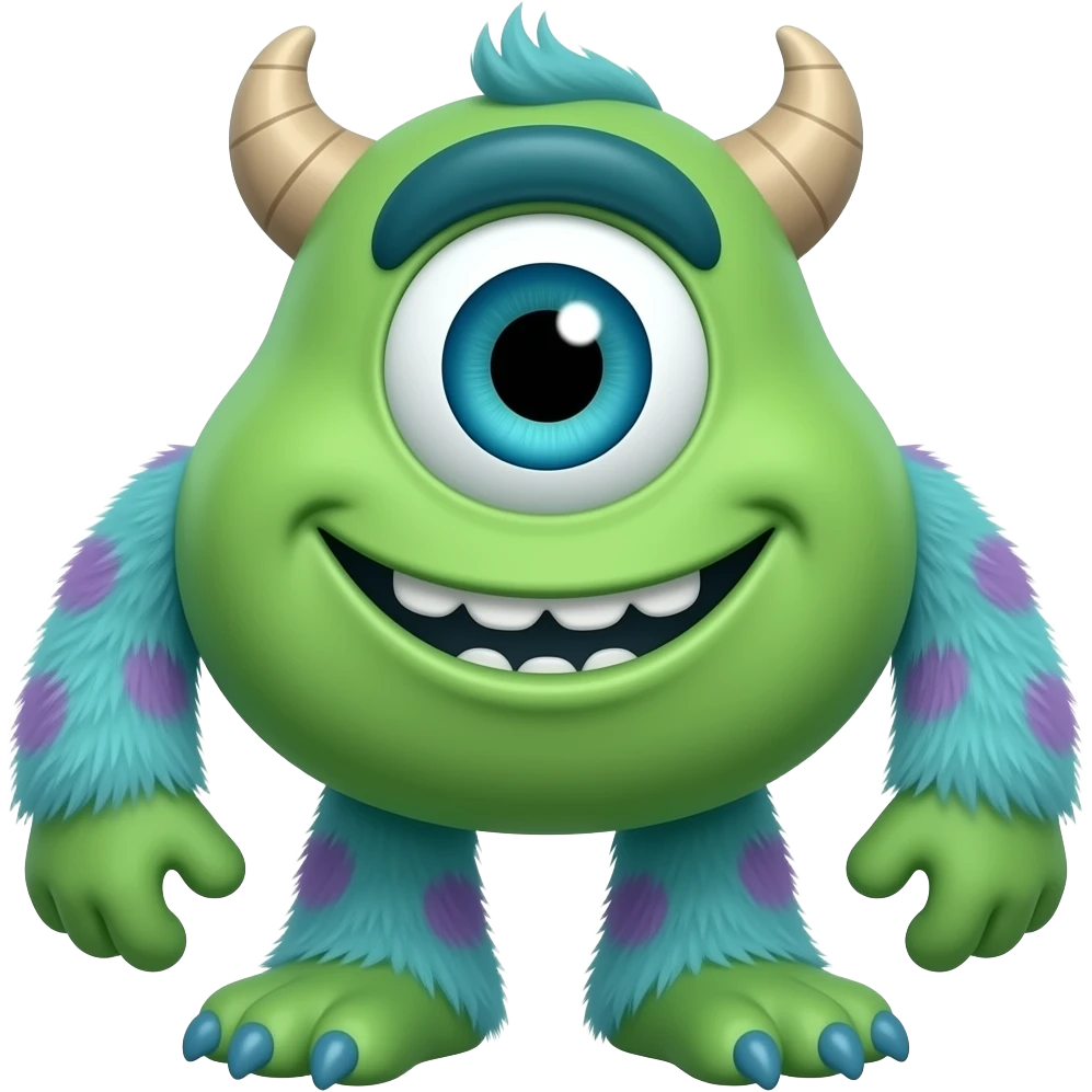 happy mike wazowski emoji