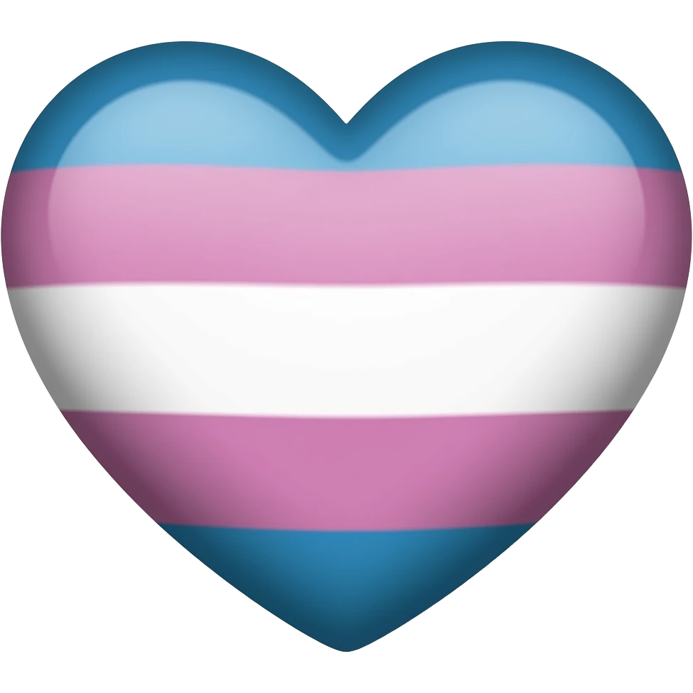 Pansexual flag heart emoji