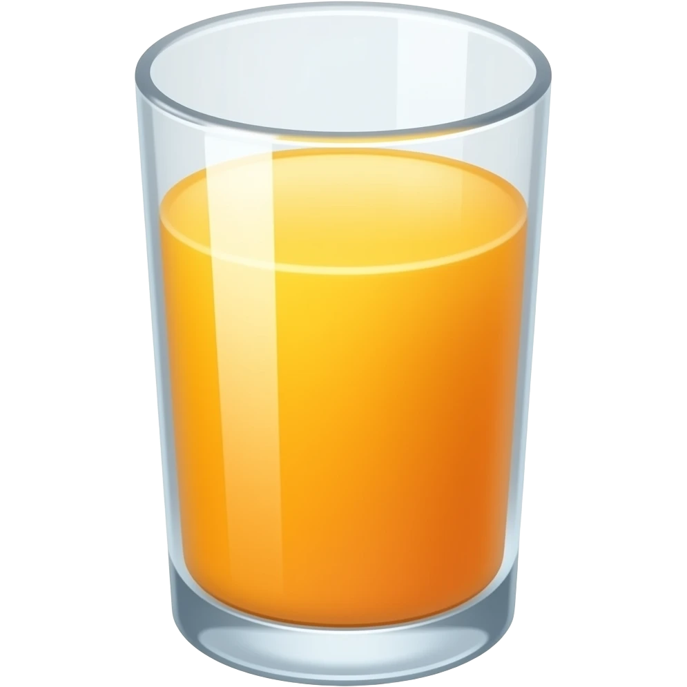 glass of orange juice emoji