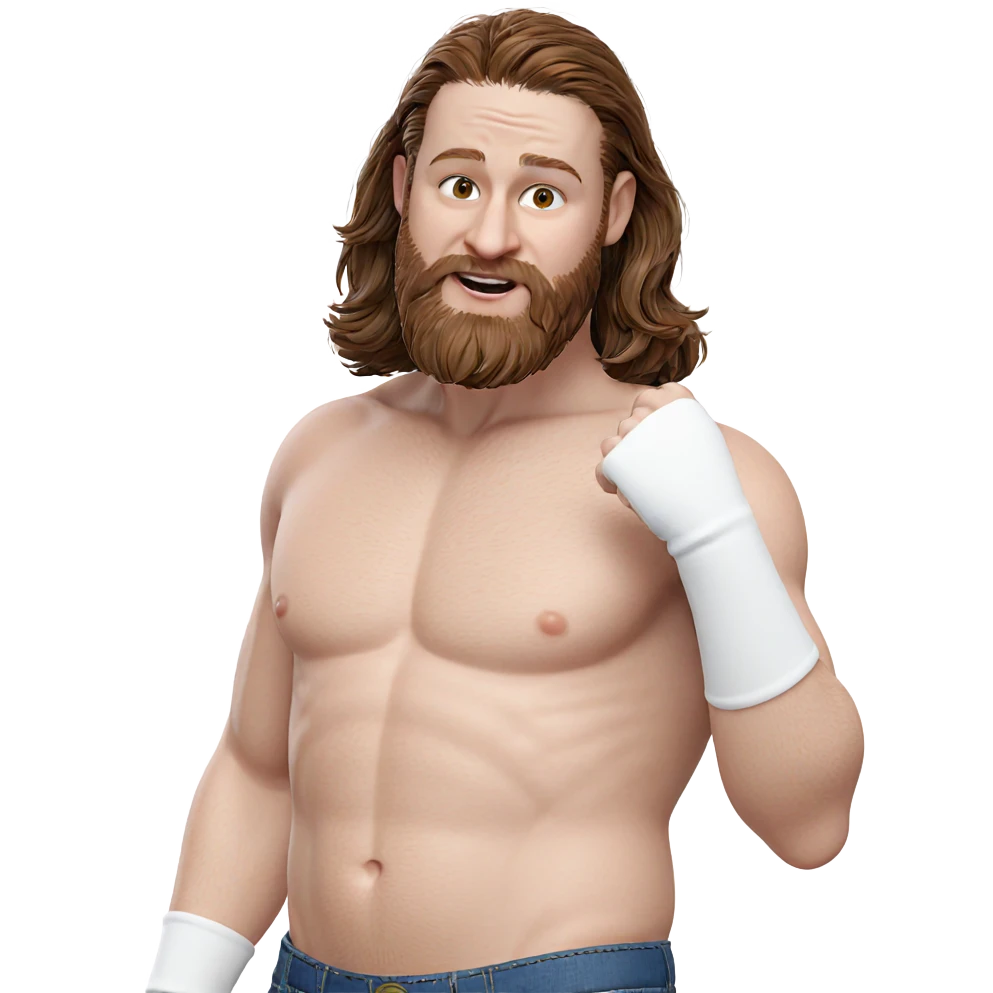 topless boy with brown hair emoji