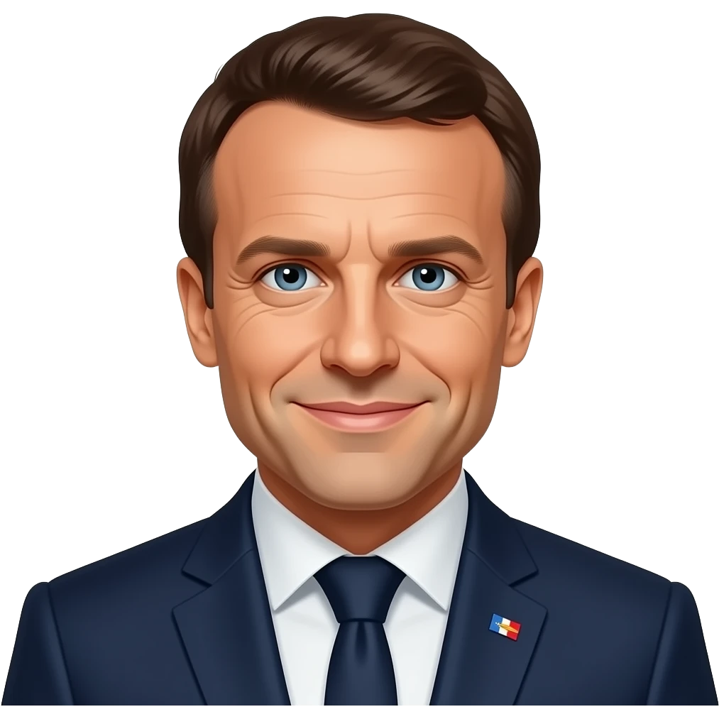 Macron en emojis emoji