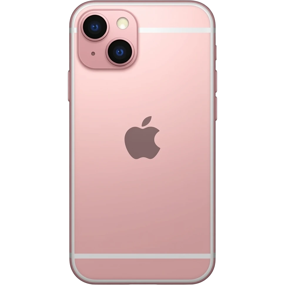 pink iPhone emoji