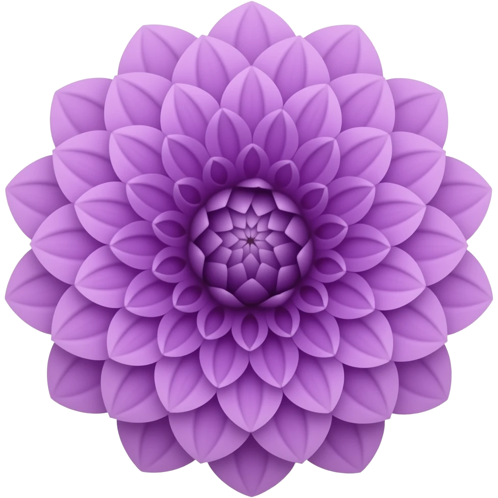 Purple dahlia emoji