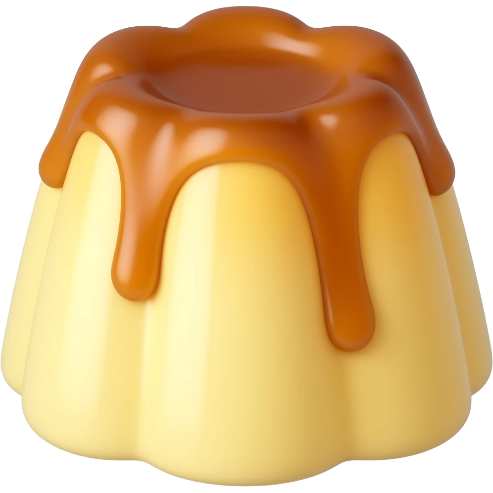 pudding without sauce emoji