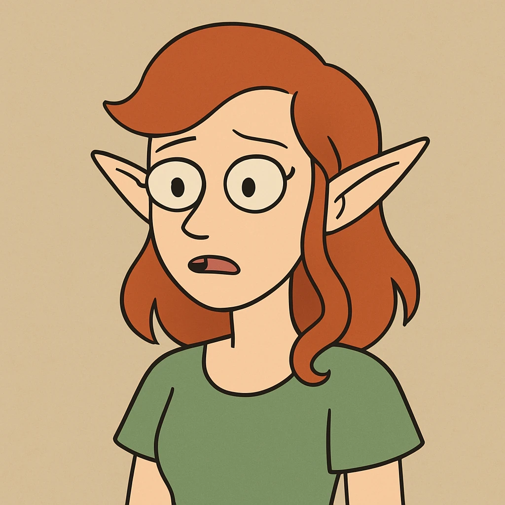 👩‍🦰 an elf emoji