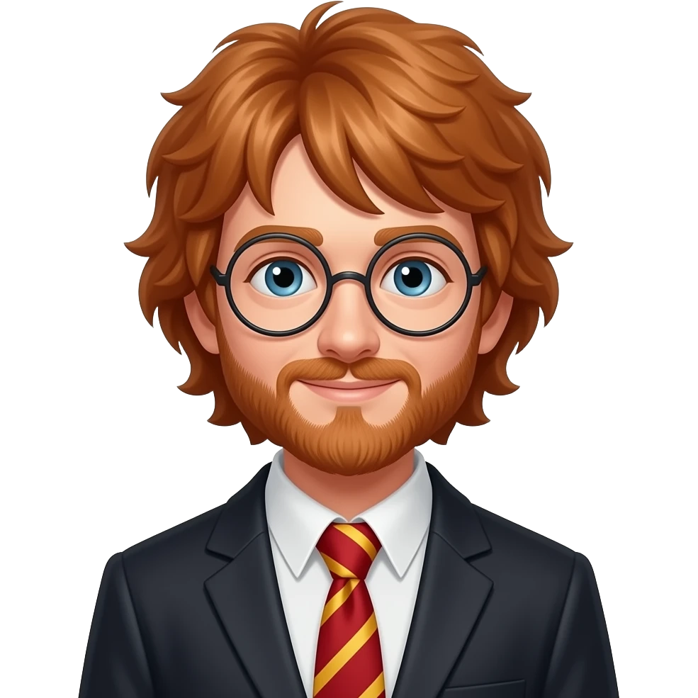 ron weasley with tie emoji