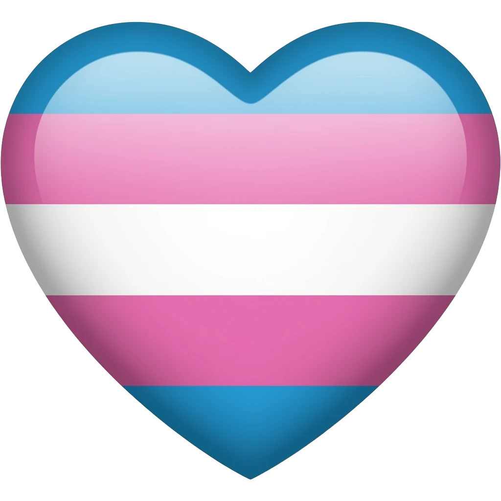 Lesbian flag heart emoji