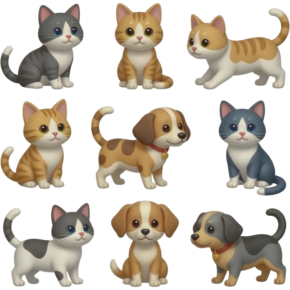 1000 little cat 10000 little dog hook up emoji