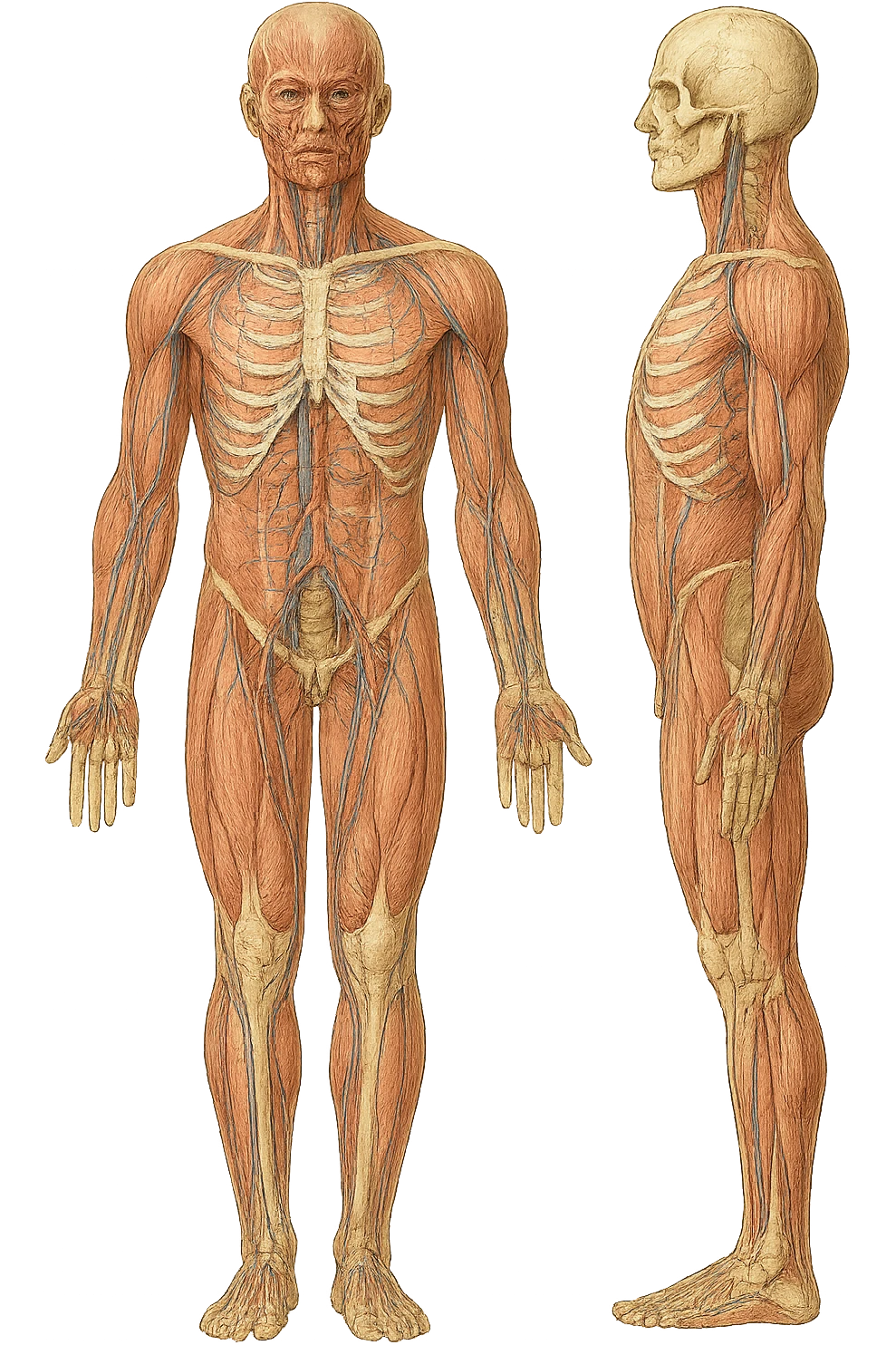 corpo umano anatomico con schiena piatta emoji
