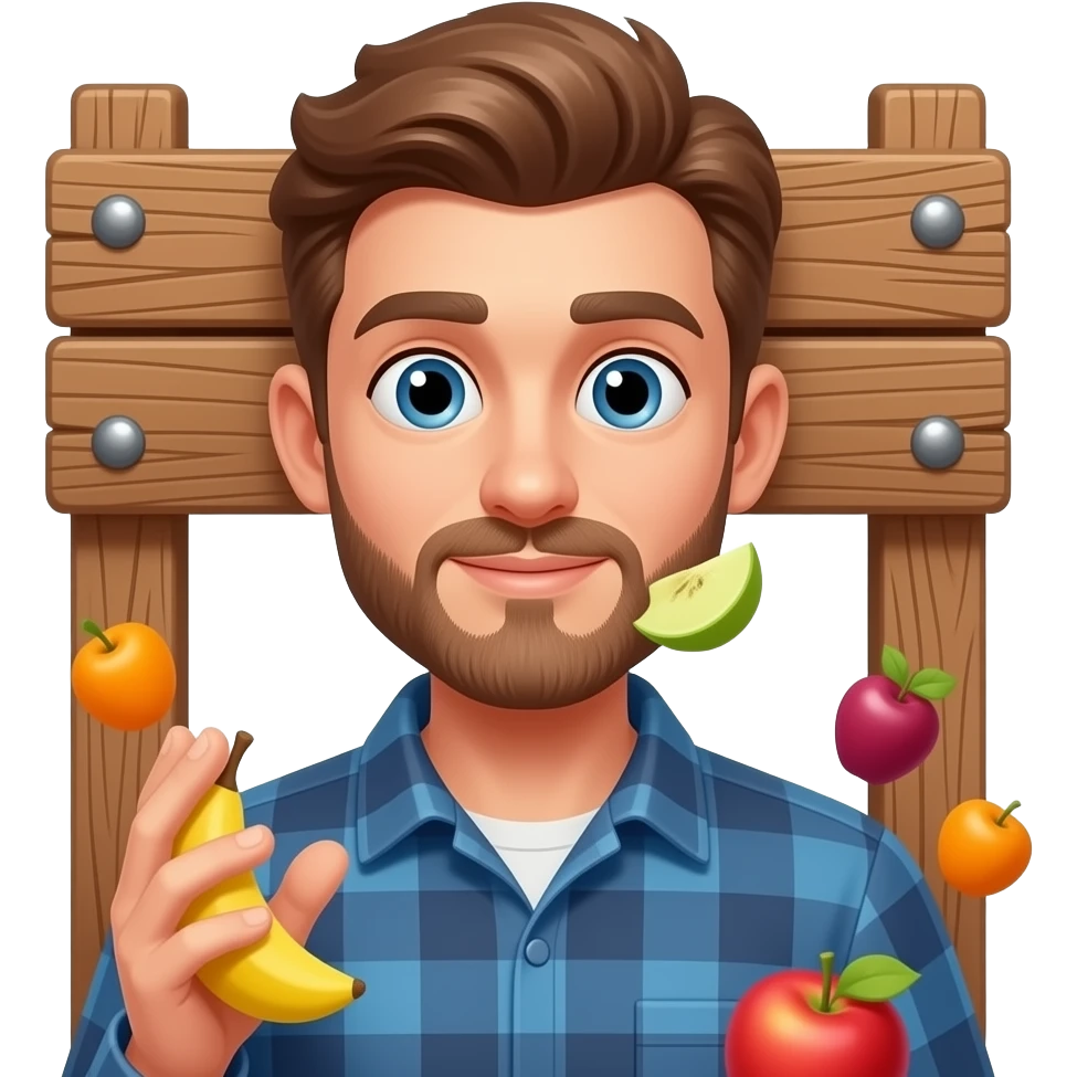 can you generate a modern person in the stocks/otherwise known as the pillory – the olden day punishment where people had fruit thrown at them] emoji