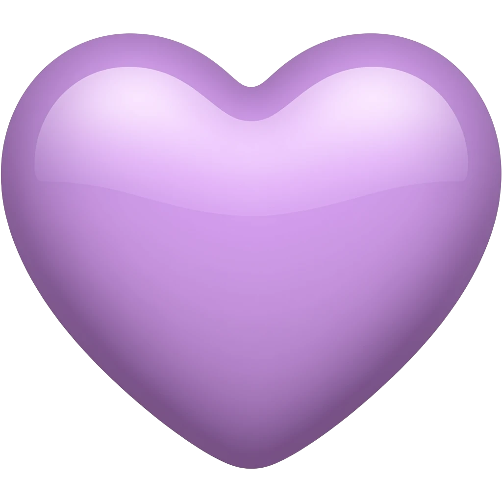 Its a pastel purple heart emoji