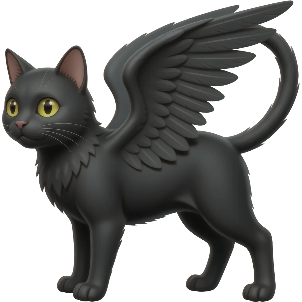black cat griffin emoji