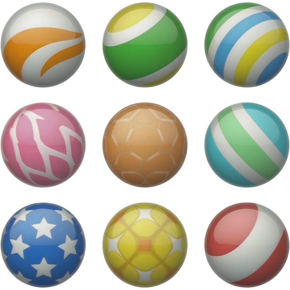 balls collection emoji