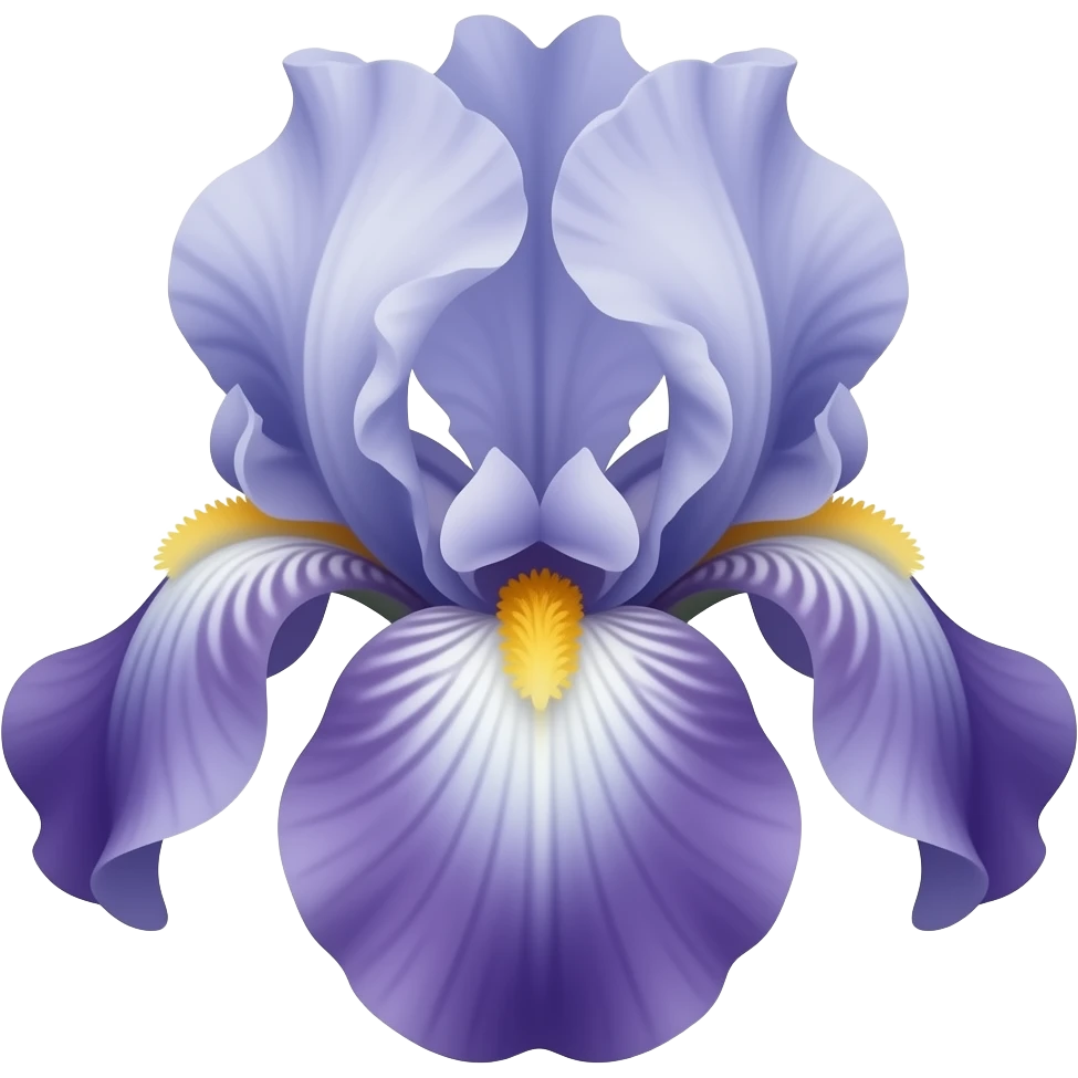 Iris flower emoji