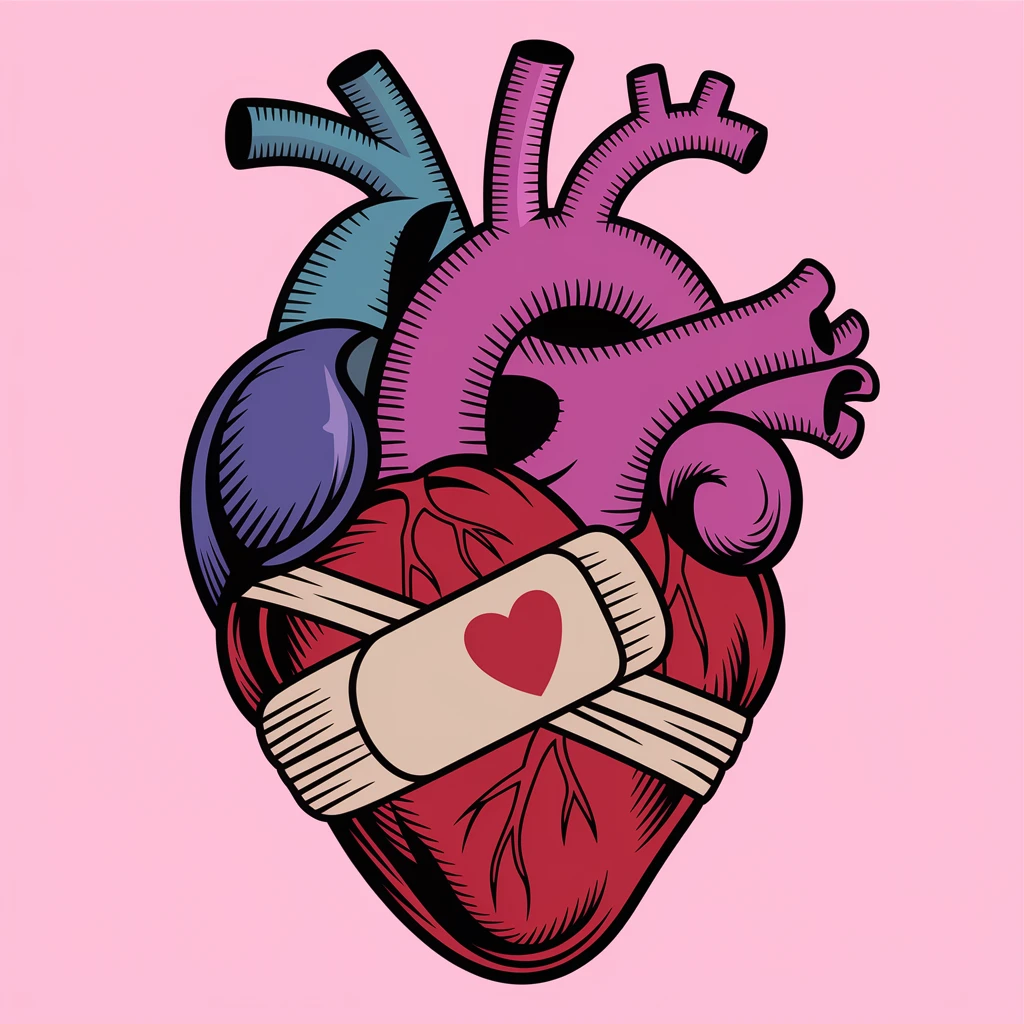 heart with a bandage emoji