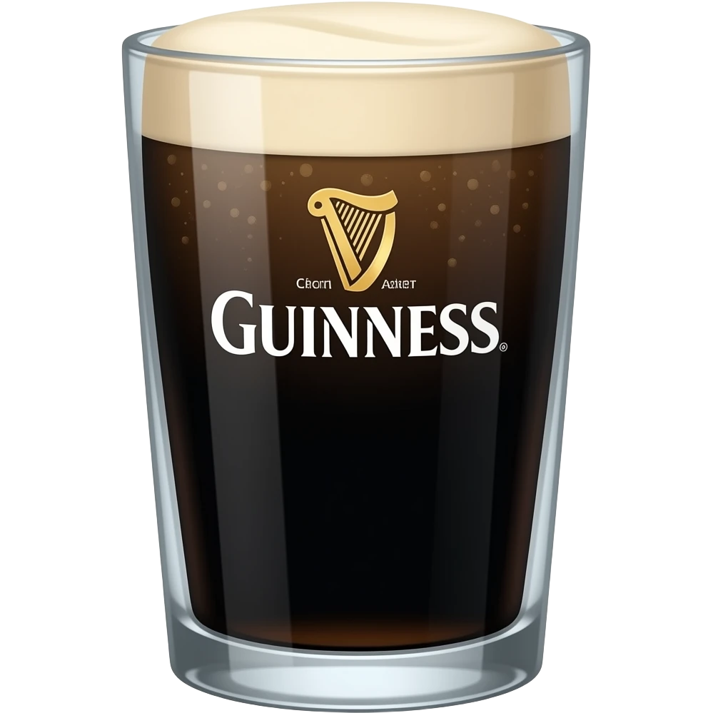 Guinness in a plain  shot glass emoji