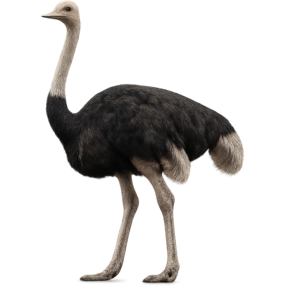 Ostrich emoji