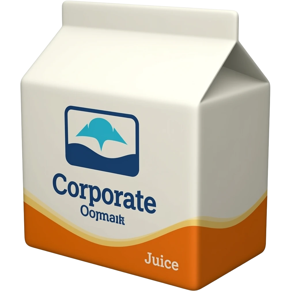 Corporate juice box emoji