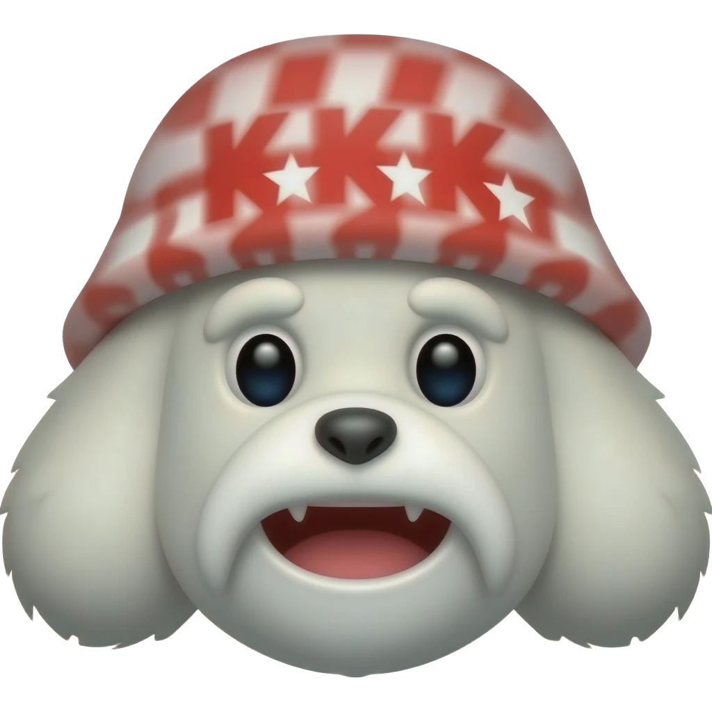 White Kkk emoji