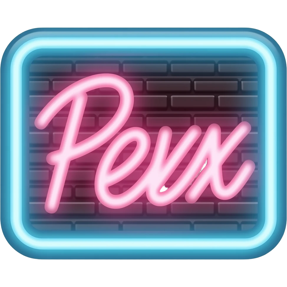 a neon lightbar emoji
