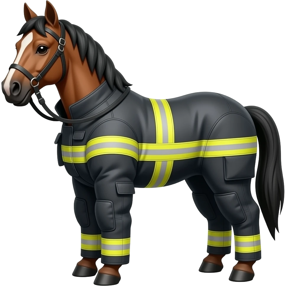 firefighter horse emoji