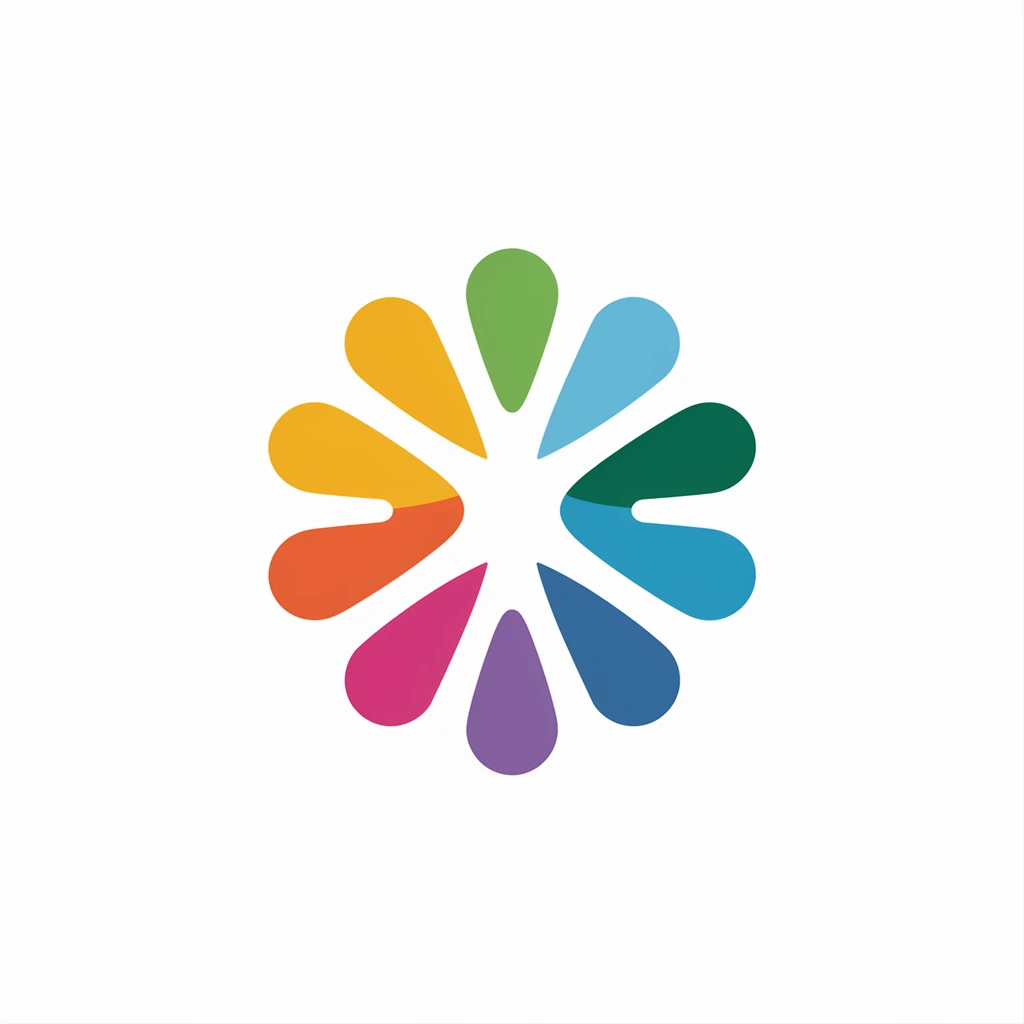 make a colorful logo of "Ideogram V2a" emoji