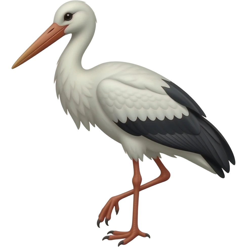 Stork emoji