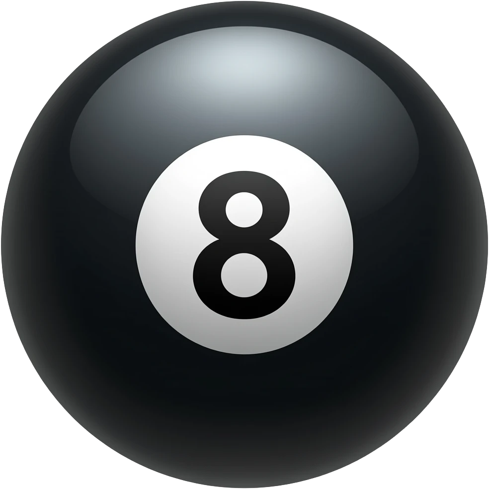 Black 8 Ball emoji