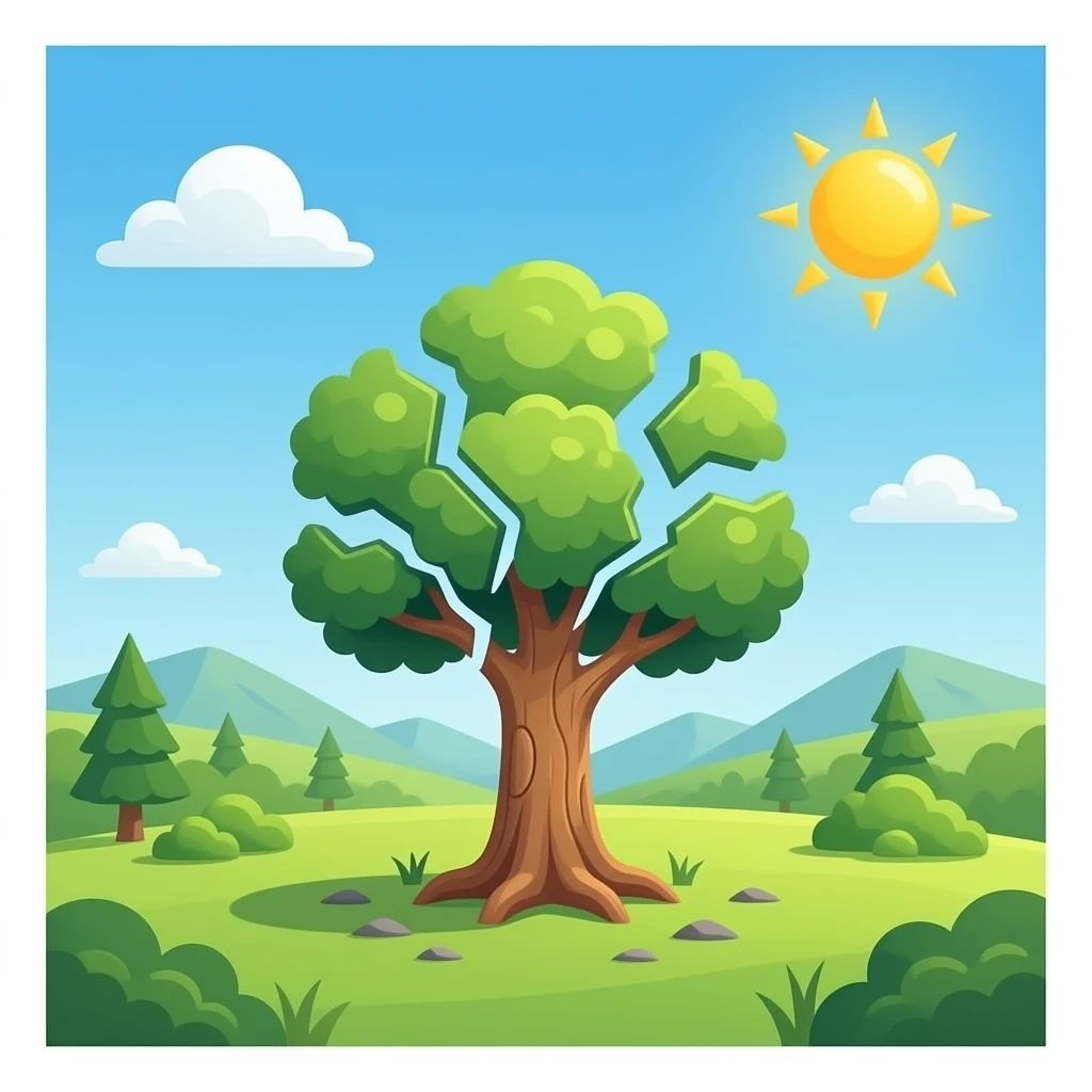 kaputter  baum emoji