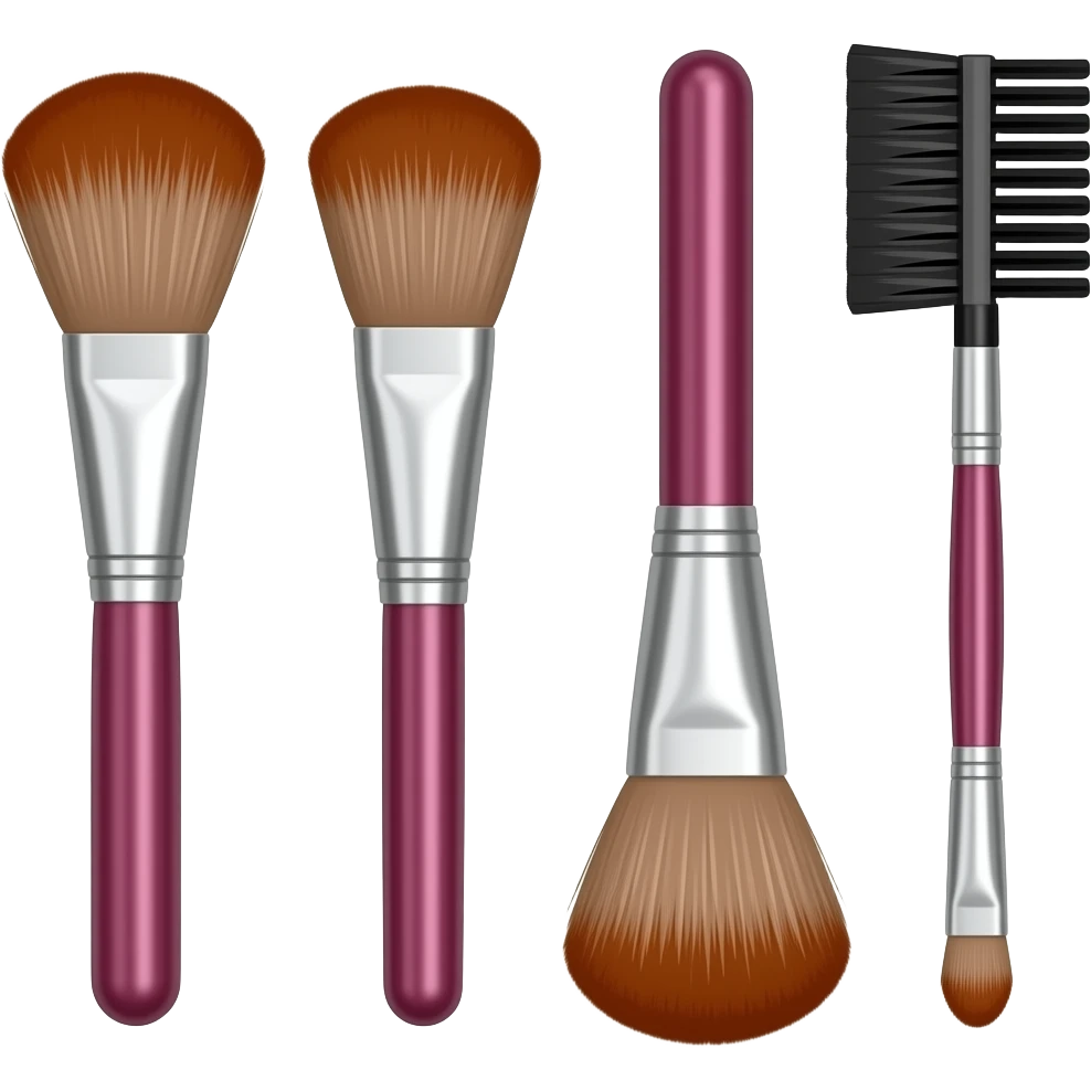 Makeup brushes emoji