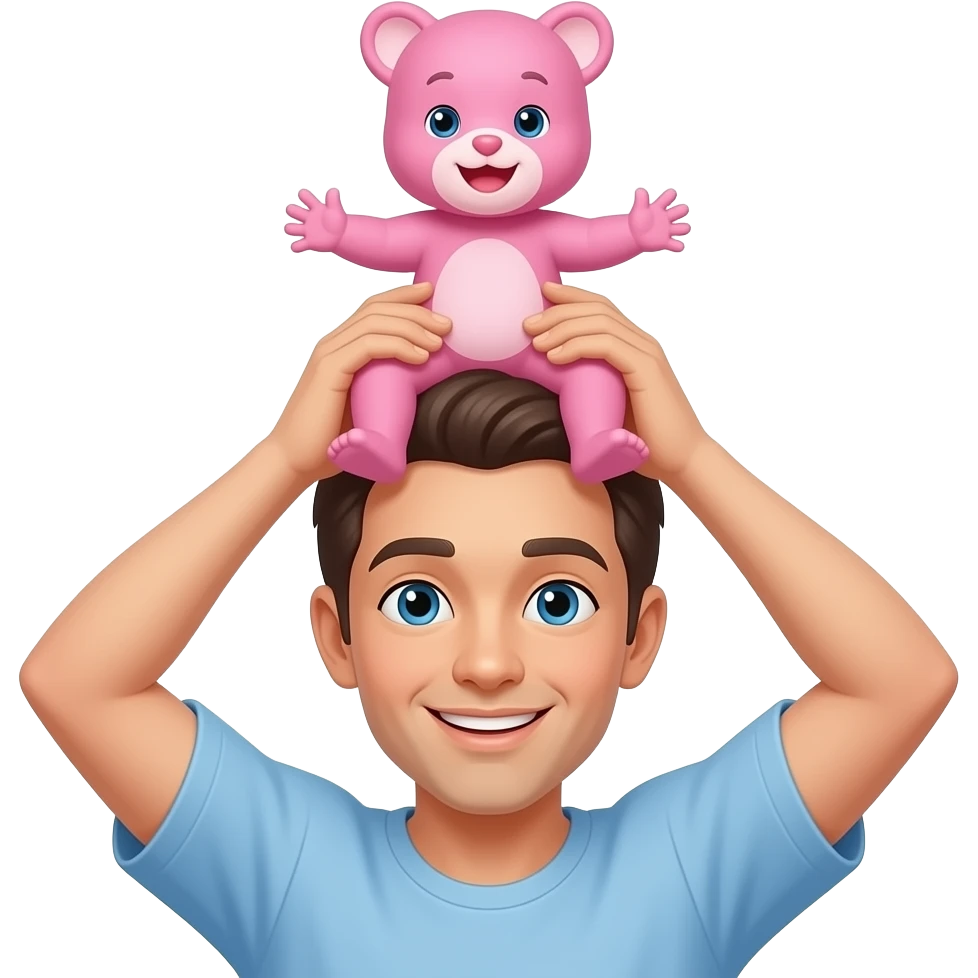 Quiero una foto mía con un chavo rosado en la cabesa emoji