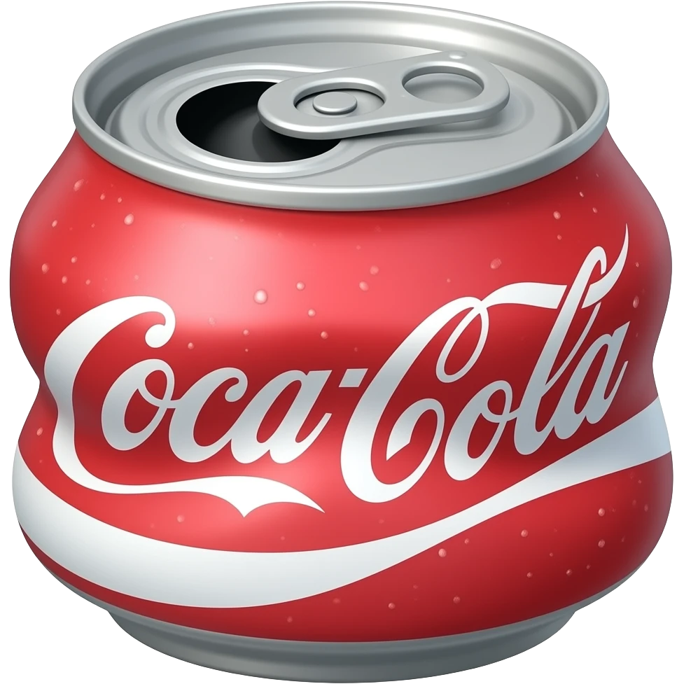 Soda Can, Squashed emoji