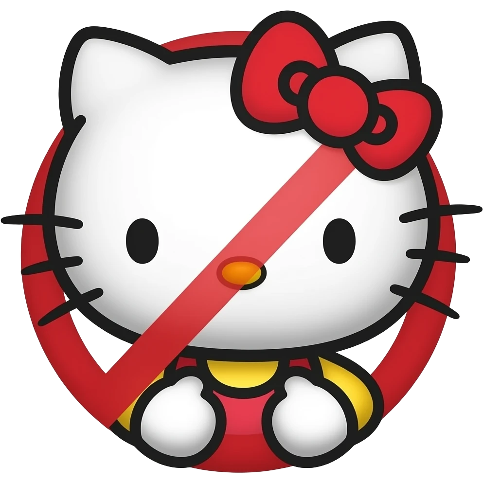 fuck hello kitty emoji