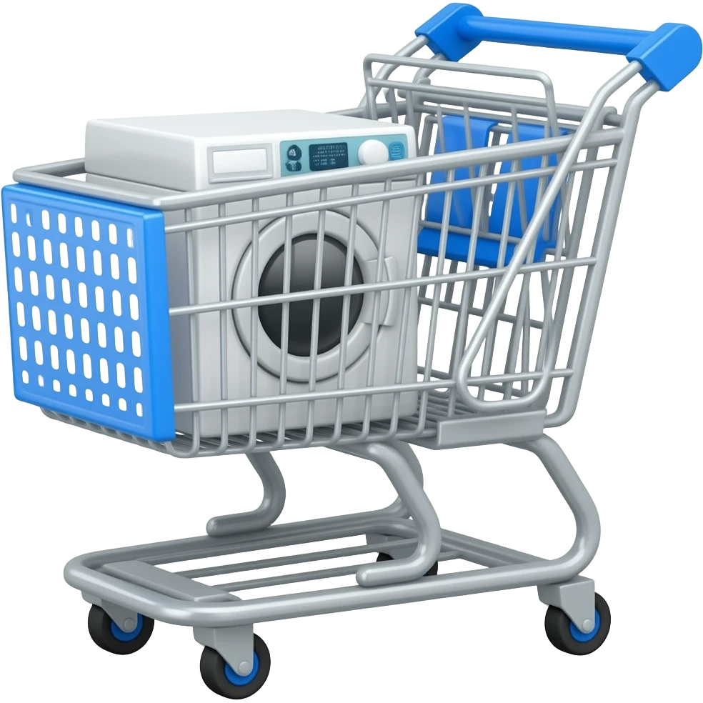 Washing cart emoji