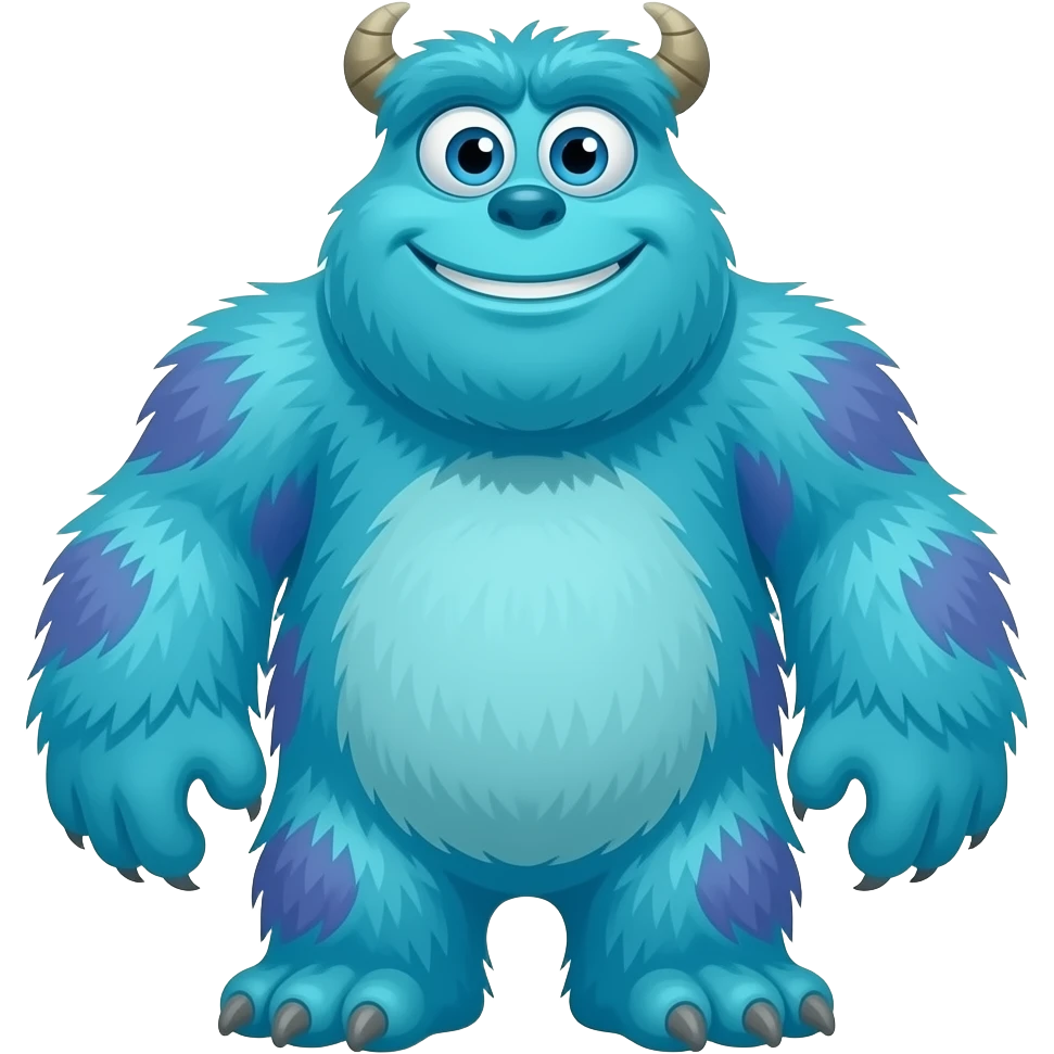famous blue monsters emoji