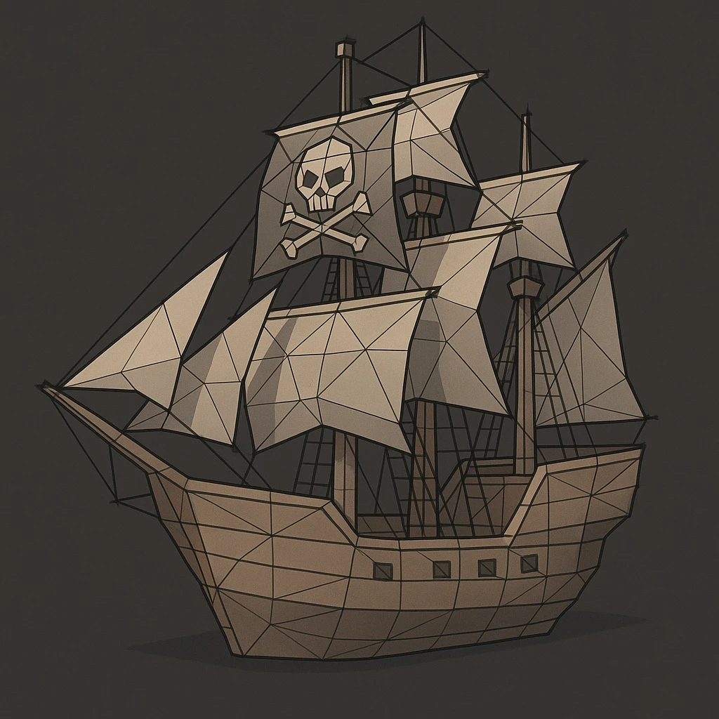pirate ship emoji