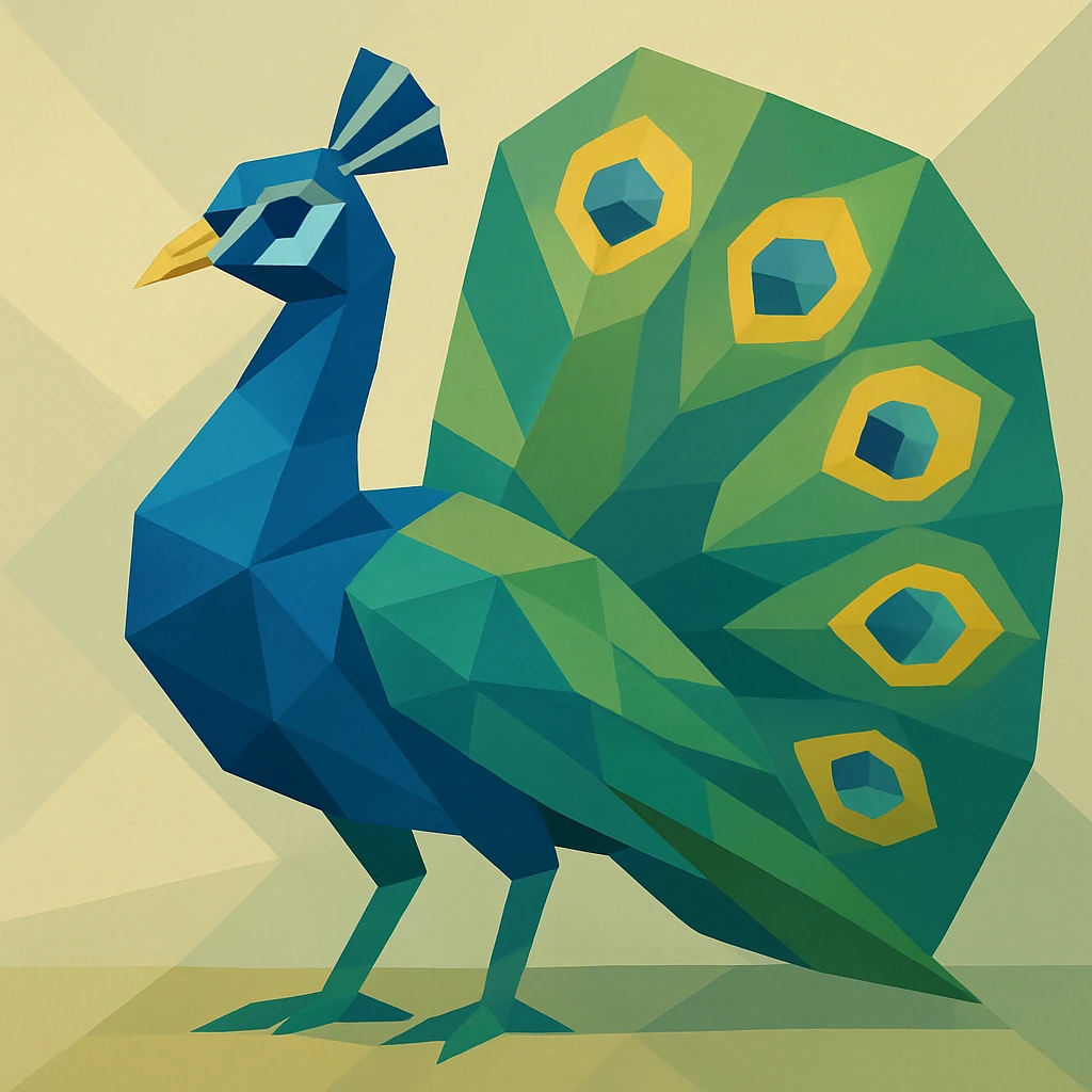 peacock emoji