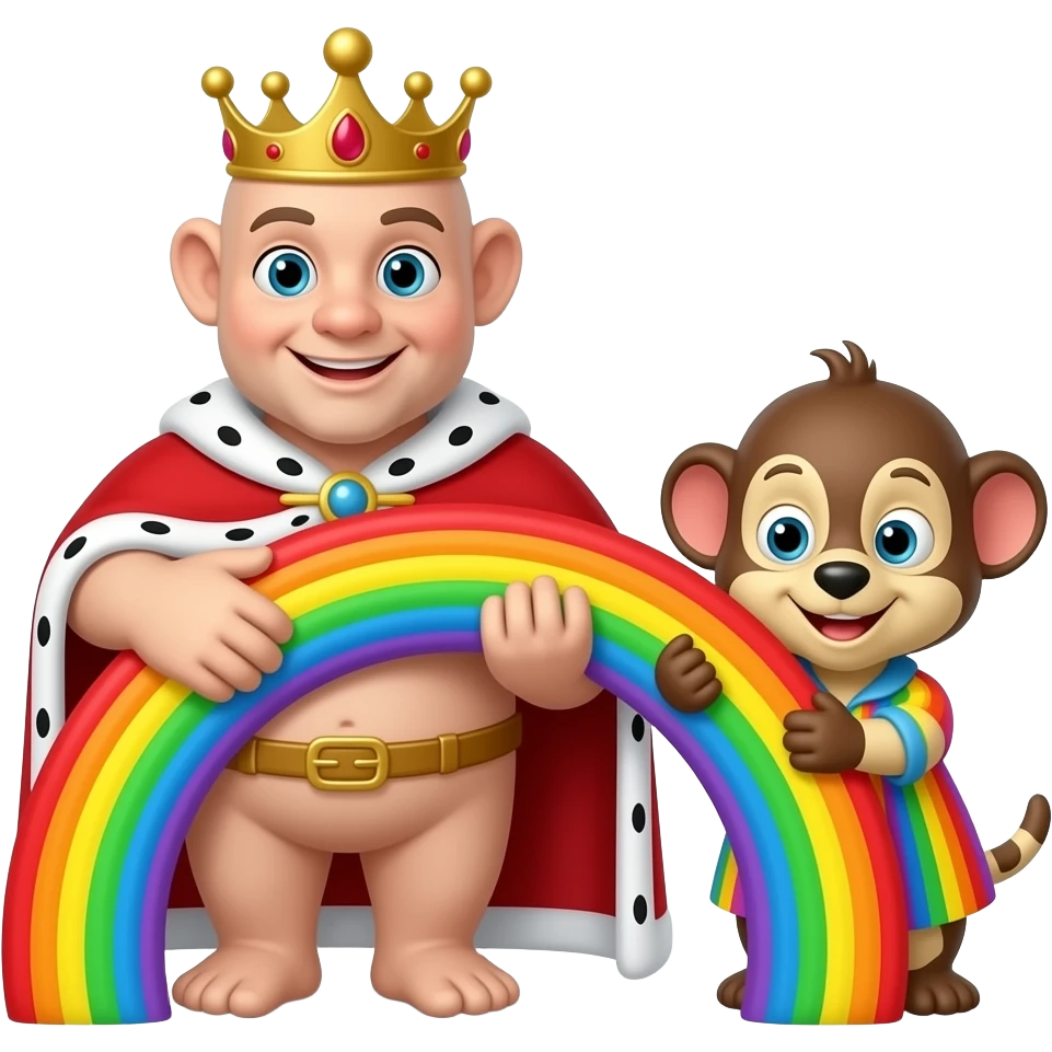 King Babar x Chiku - Take Care of Rainbow emoji