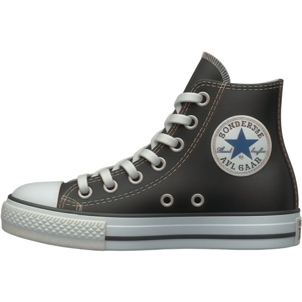 black converse high top emoji