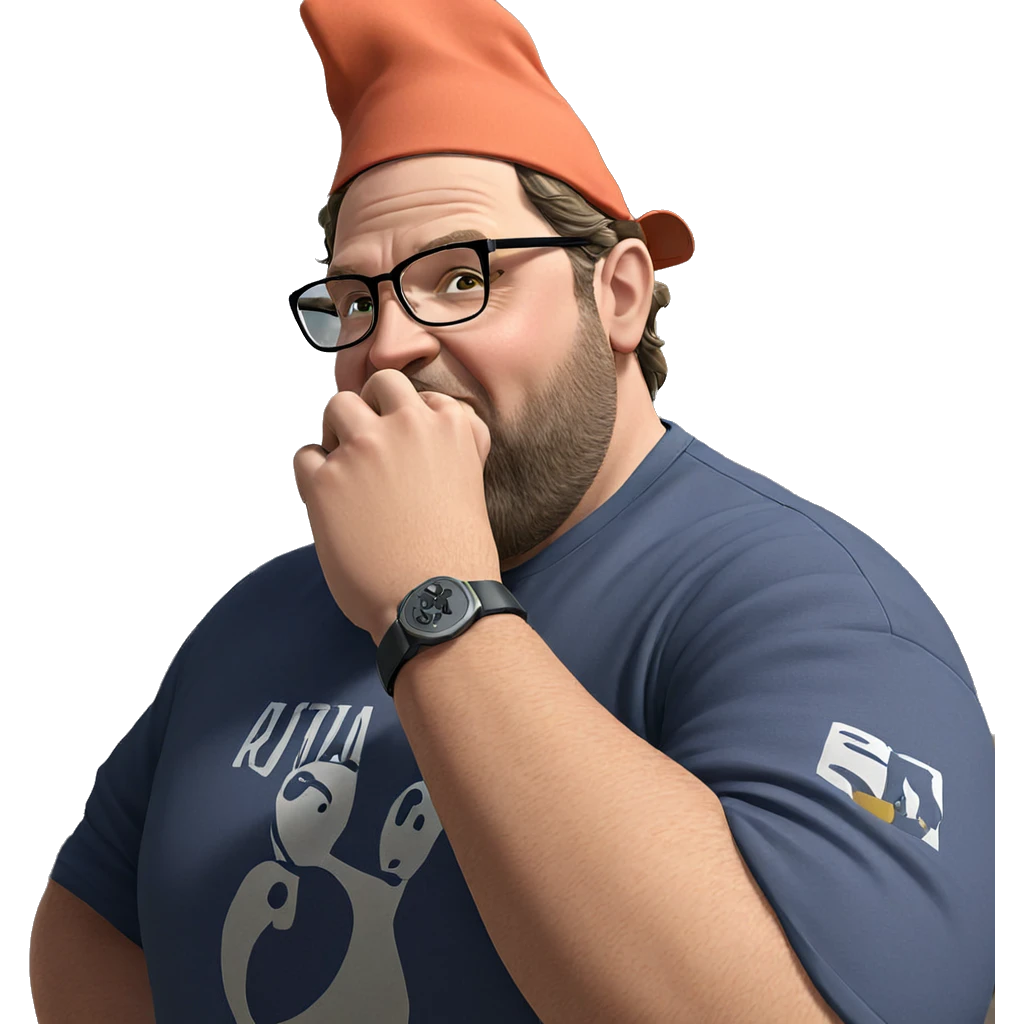 casual outdoor portrait of man emoji