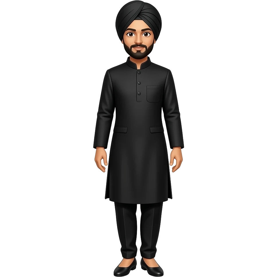 punjabi suit womens emoji just the outfit no person in black emoji