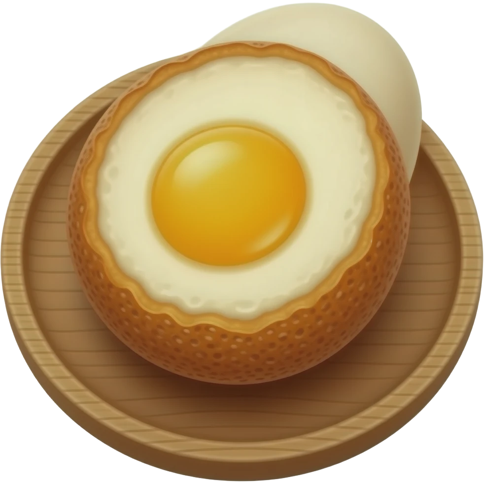 Clucking good scotch egg chicken emoji