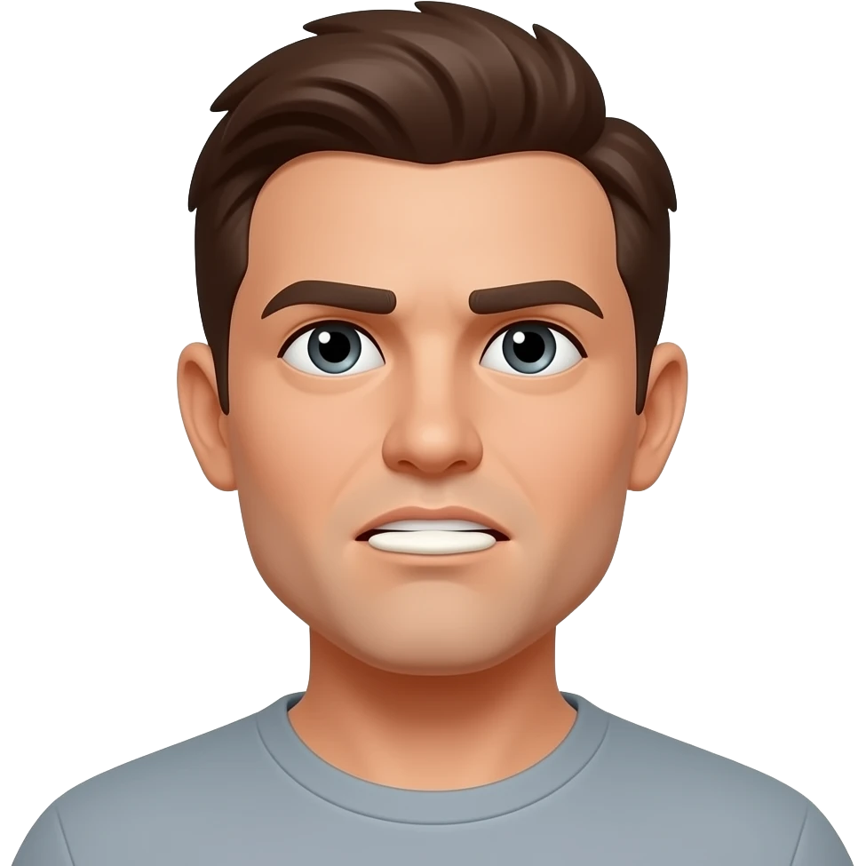 cream in mouth  eyes roll back emoji