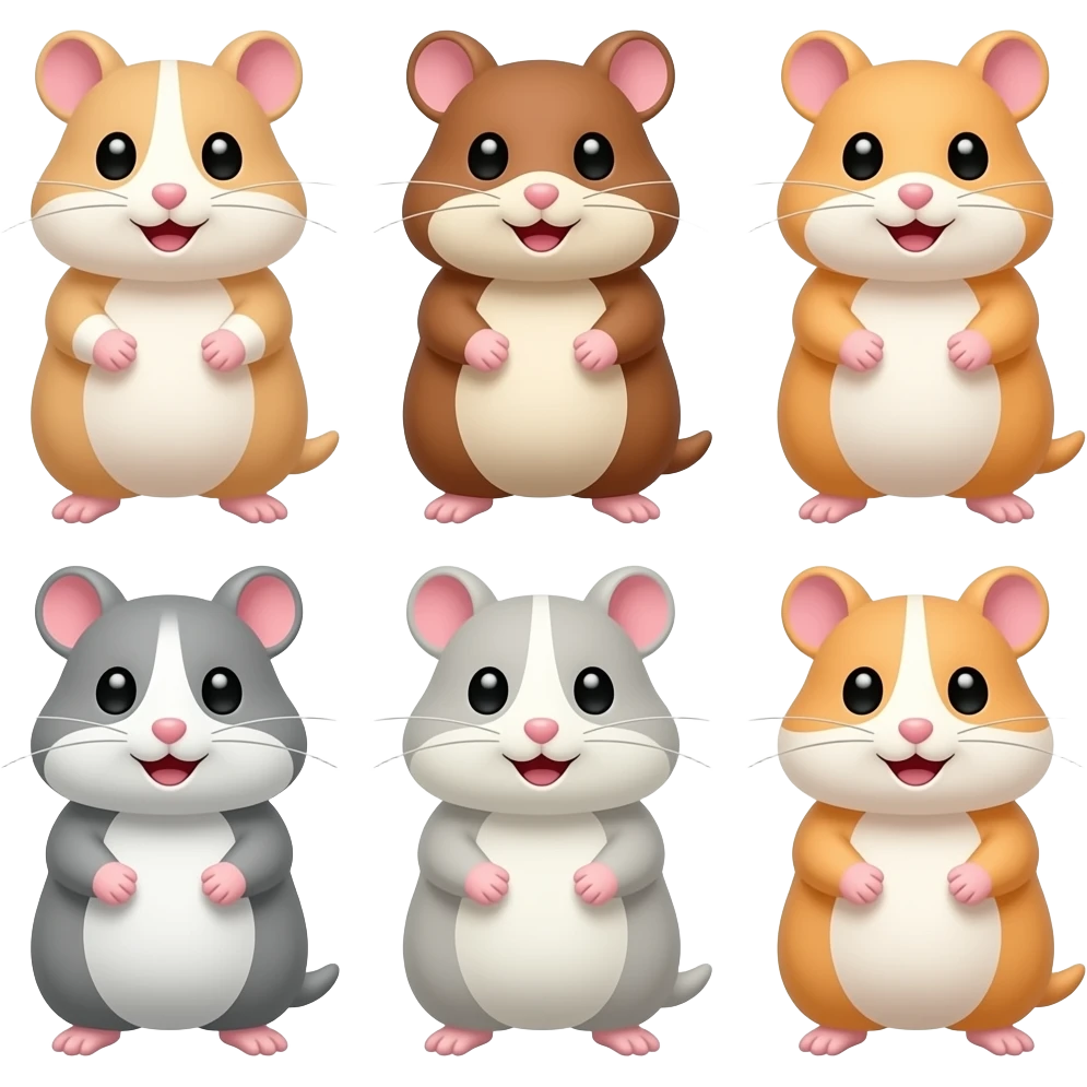 Seven Happy Hamsters #18 emoji