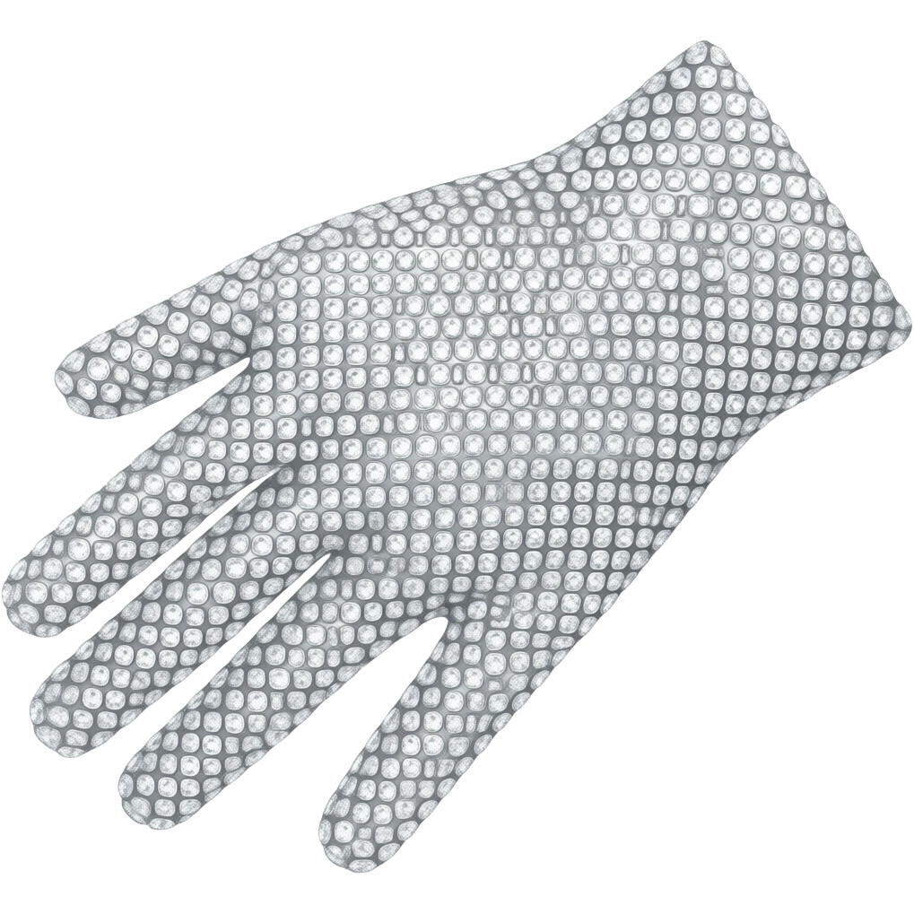 Swarovski diamond glove sparkly emoji